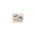 Sleeping Kitty Woodblock Stamp