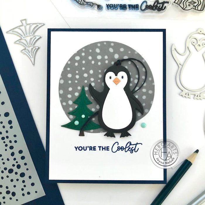 Small Penguin Tag Fancy Dies