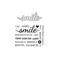 Smile Stamp & Cut