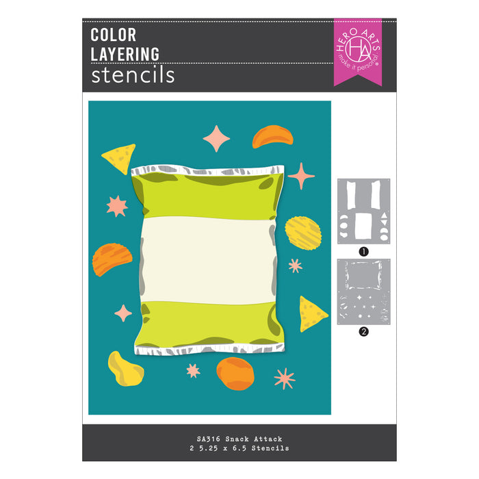 Snack Layering Stencil
