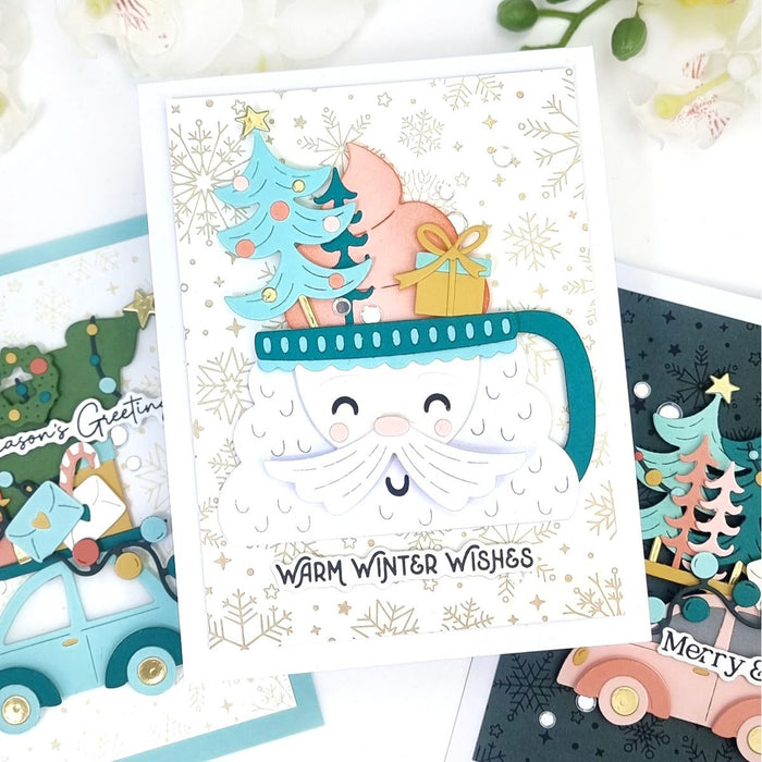 Snowfall Shimmer Press + Foil Plate