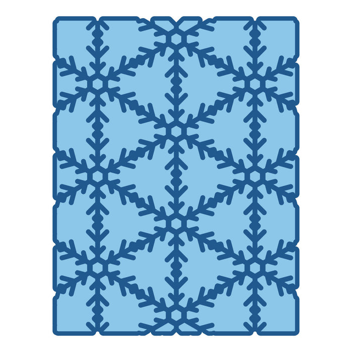 Snowflake Background Etched Dies by Lisa Horton
