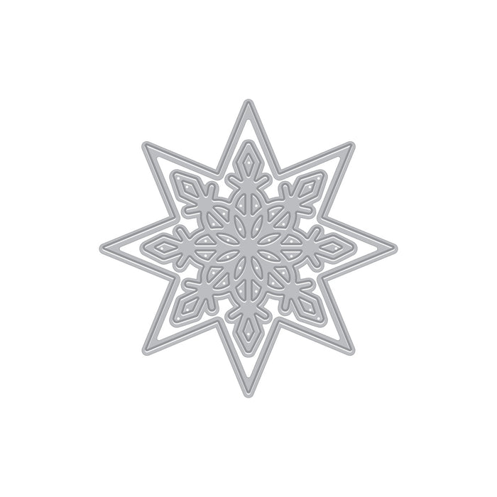 Snowflake Star Etched Dies