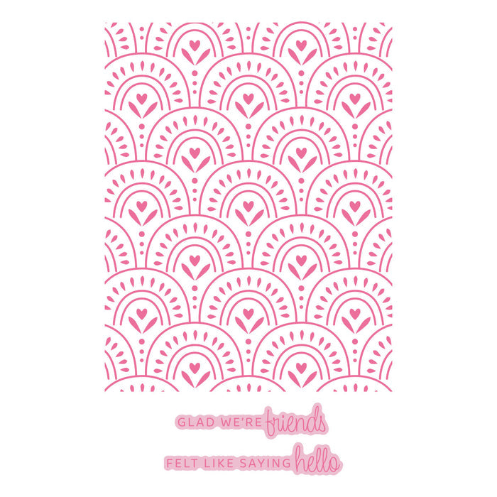 Soft Hearted - Glimmer Hot Foil Kit of the Month (Plates & Die Only)