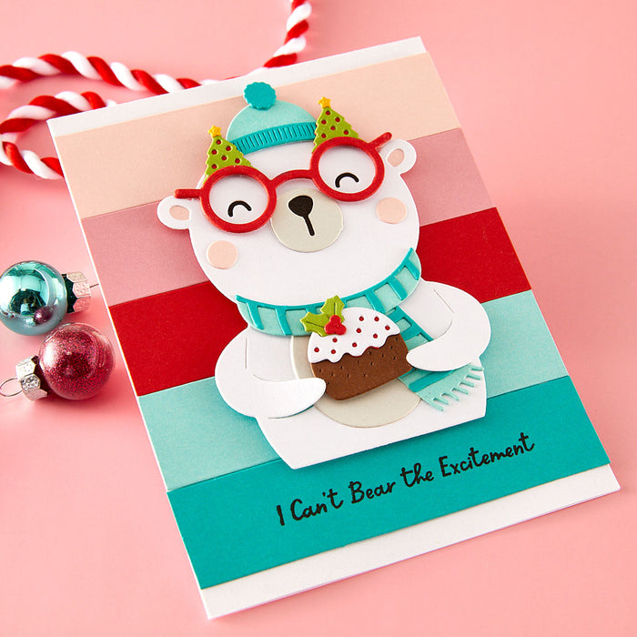 Spectacular Holiday Sentiments Stamp & Die Set