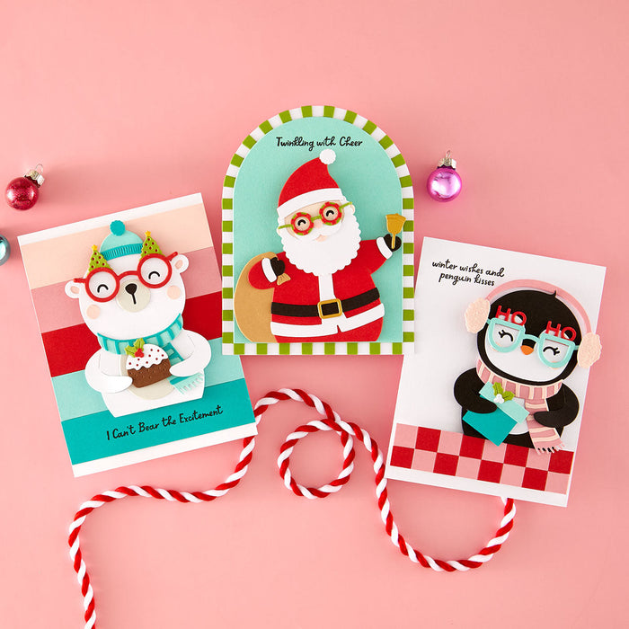 Spectacular Holiday Sentiments Stamp & Die Set