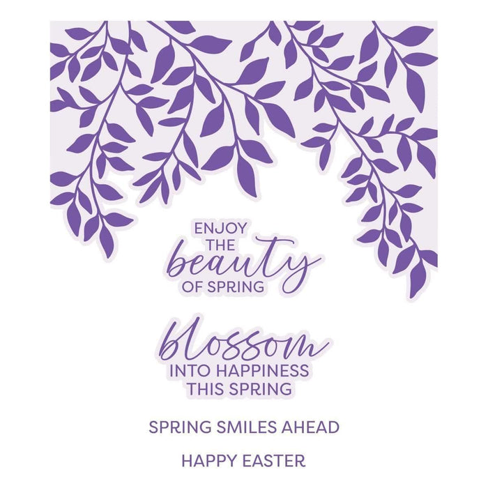 Spring Canopy -  Glimmer Hot Foil Kit of the Month (Plates & Die Only)