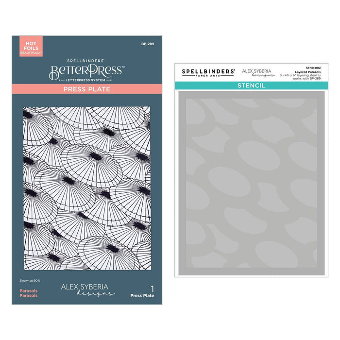 Spring in Kyoto BetterPress & Stencil Bundle  by Alex Syberia Designs