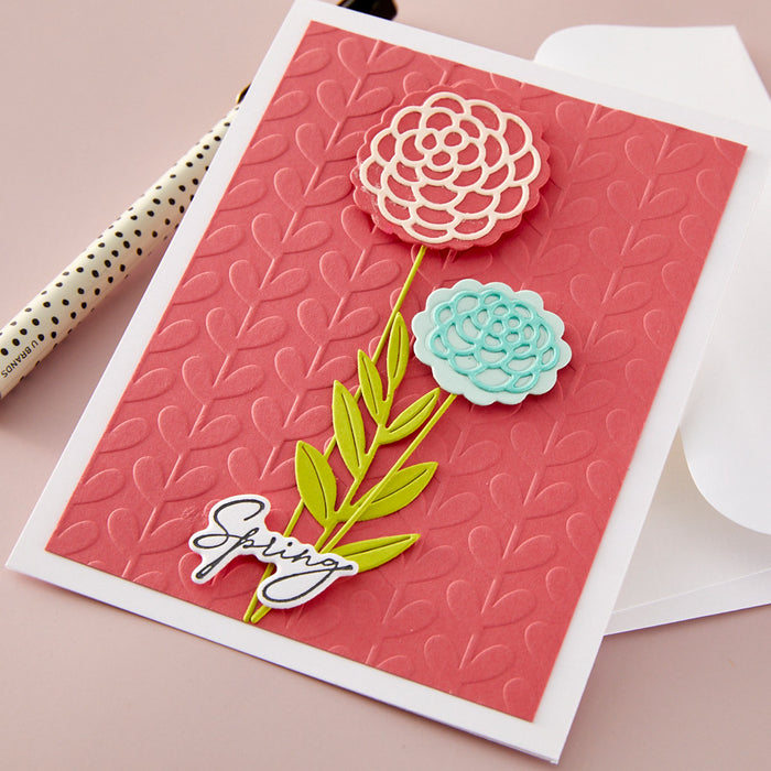 Spring Stripes - Embossing Folder of the Month