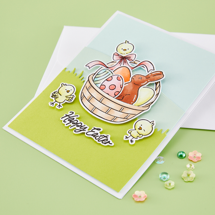 Spring Tweetings Stamp & Cut Set