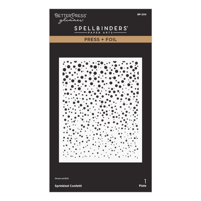 Sprinkled Confetti Press Plates