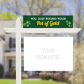 St. Patrick's Day sign riders PixelsPrinted