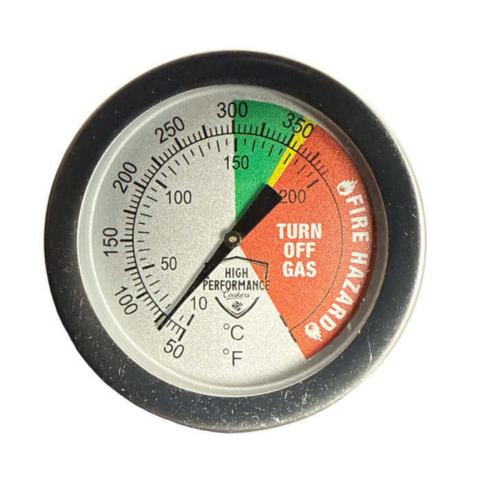 Stainless Steel Deep Fryer Thermometers - 12 inch and 5 inch - HP Cookers