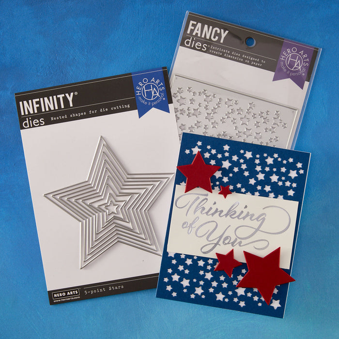 Star Confetti Fancy Dies