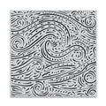 Starry Night Brushstroke Bold Prints Cling Stamp