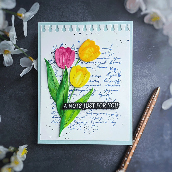 Stitched Taking Notes -  Stitching Die of the Month