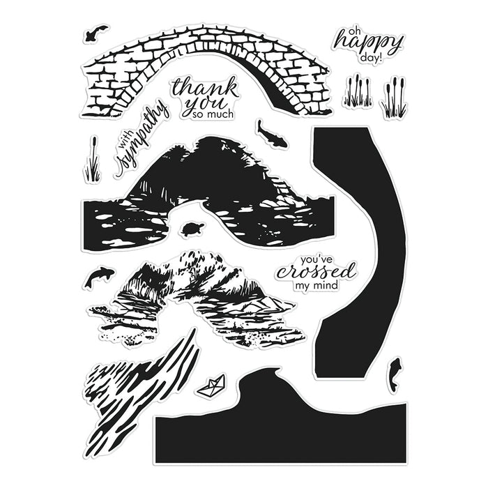 Stone Bridge HeroScape Clear Stamp Set