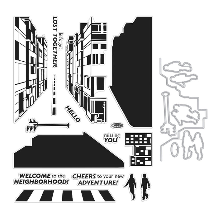 Street-view HeroScape Bundle from Retro Perspectives Collection by Ralph Tyndall