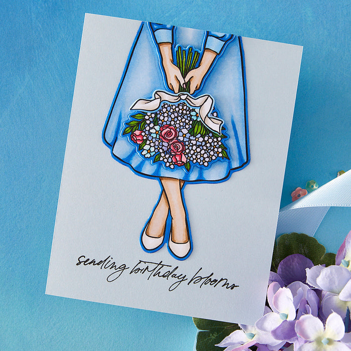 Summer Blooms Clear Stamp Set