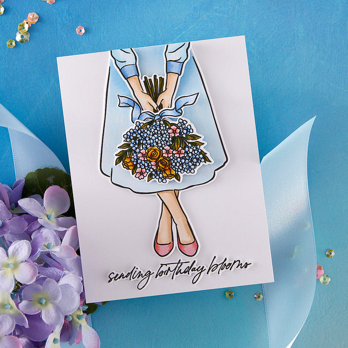Summer Blooms Clear Stamp Set