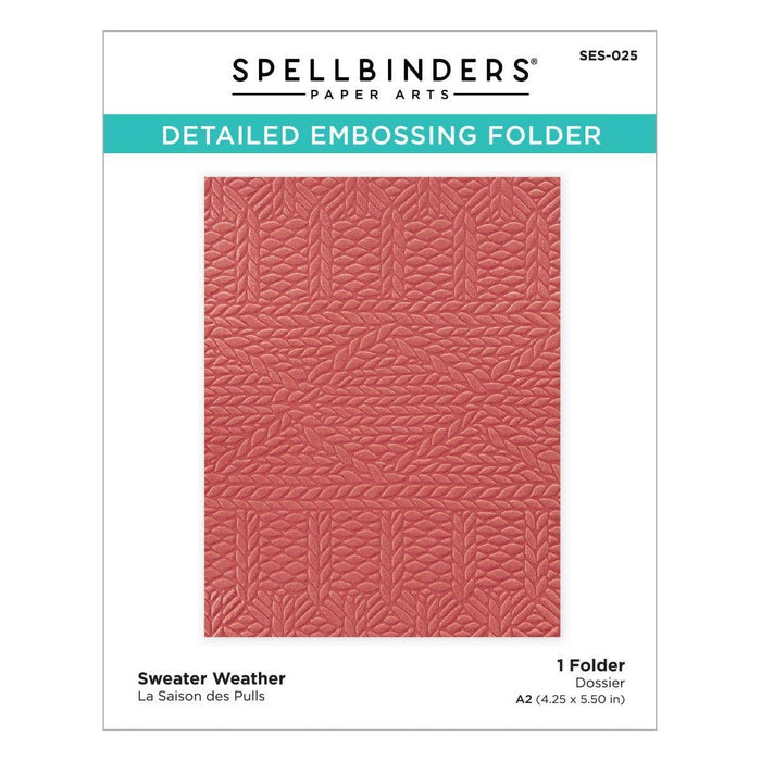 Sweater Weather Embossing Folder