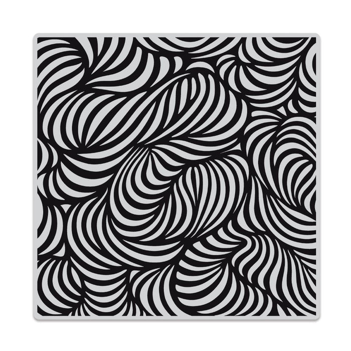 Swirl Bold Prints Cling Stamp