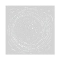 Swirling Stars Stencil