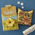 Tabbed In & Out Sentiments Clear Stamp & Die Set by Wendy Vecchi
