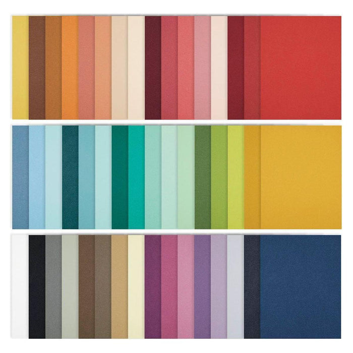 The Full 48 ColorWheel Cardstock Pack 8.5" x 11" - 1 each