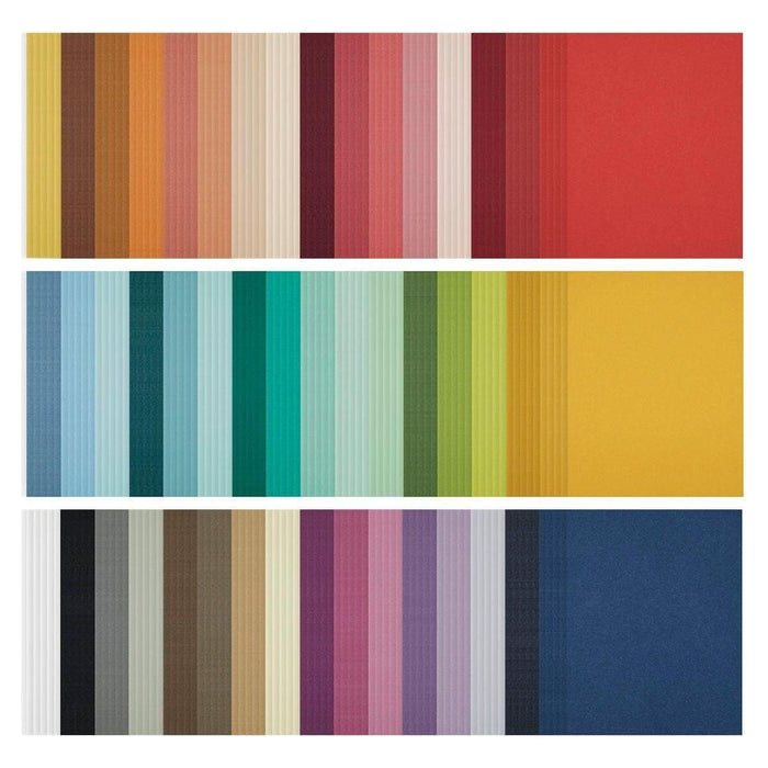 The Full 48 ColorWheel Cardstock Pack 8.5" x 11" - 5 each