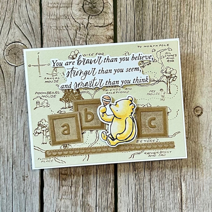 The Hundred Acre Wood Press + Foil Plate with Simple Stories