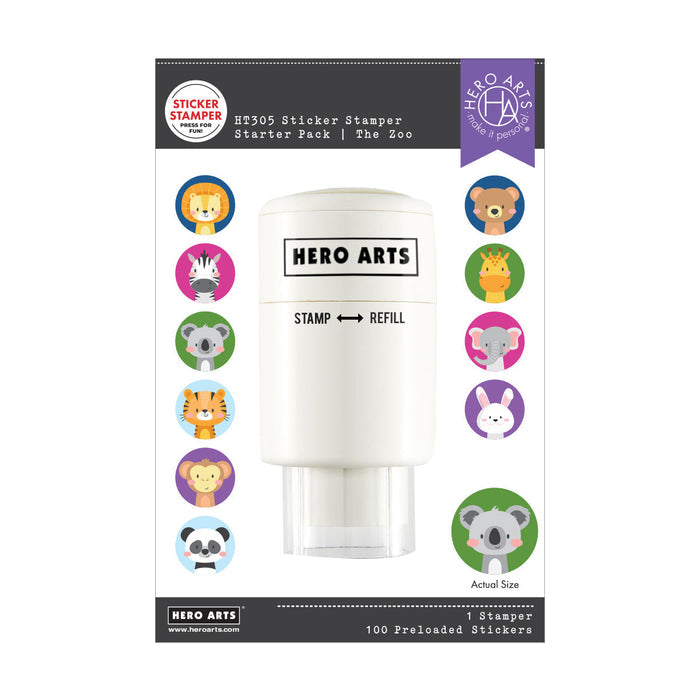 The Zoo Sticker Stamper Starter Pack