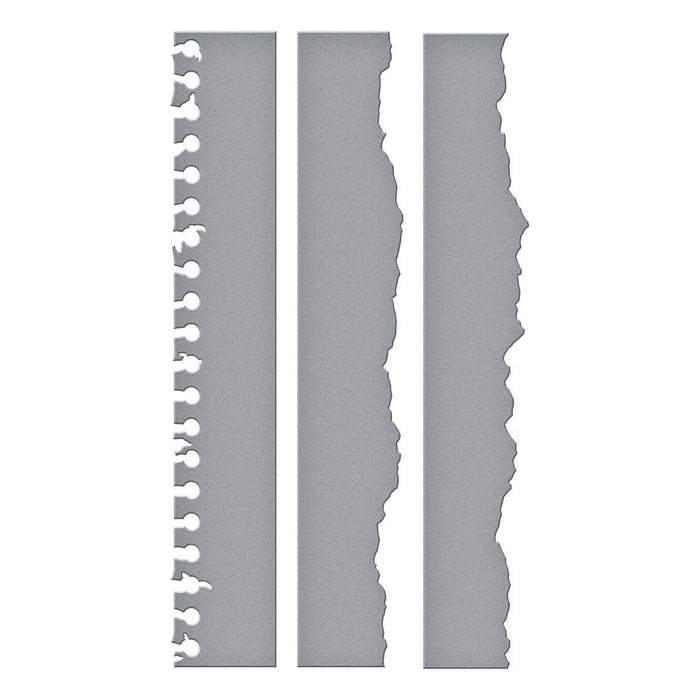 Torn Paper Edges Etched Dies