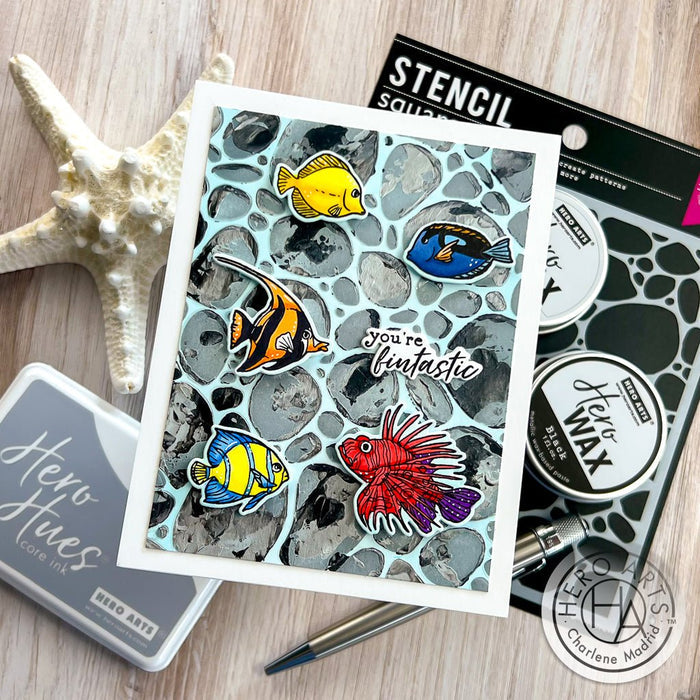 Tropical Fishes Clear Stamp Set
