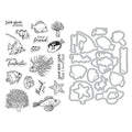 Tropical Fishes Stamp & Cut