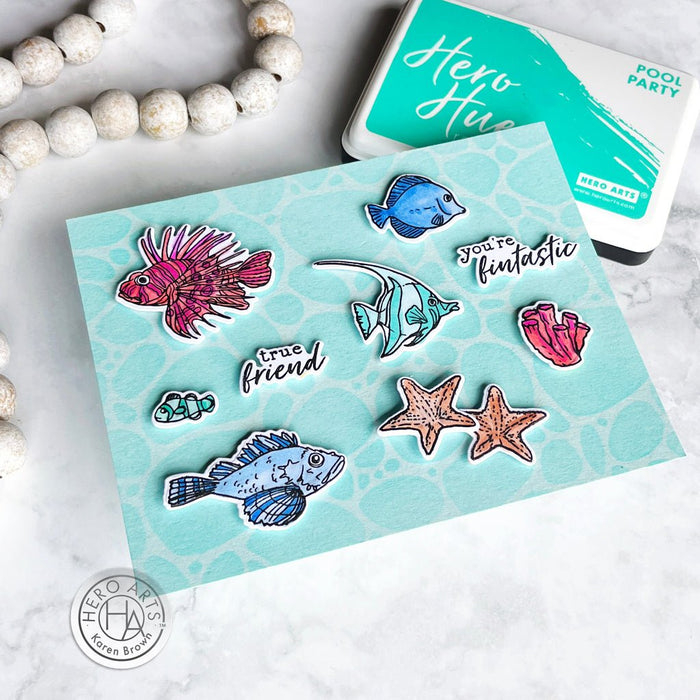 Tropical Fishes Stamp & Cut