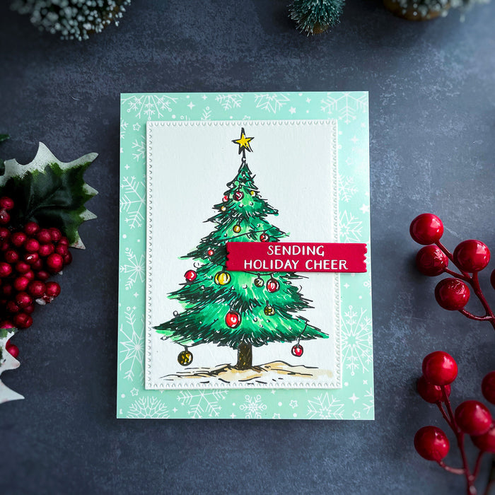 Twinkle Bright Tree Registration BetterPress Plates