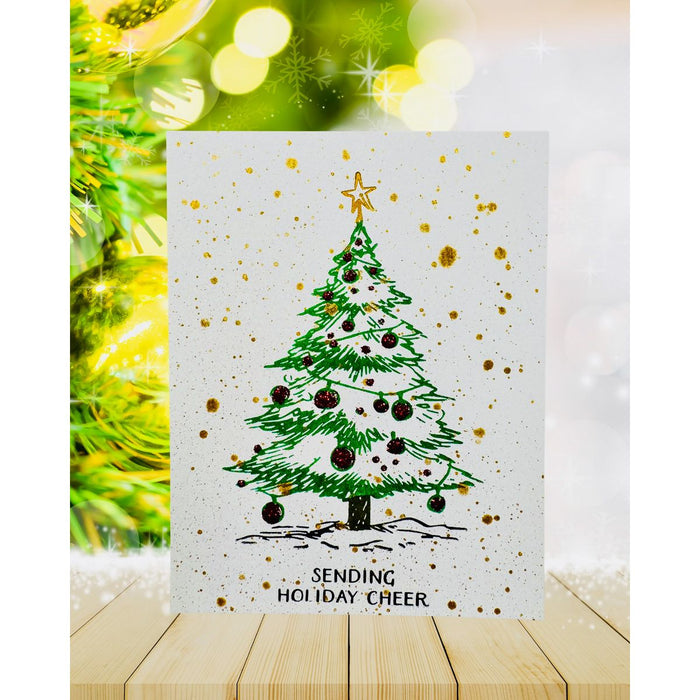 Twinkle Bright Tree Registration BetterPress Plates
