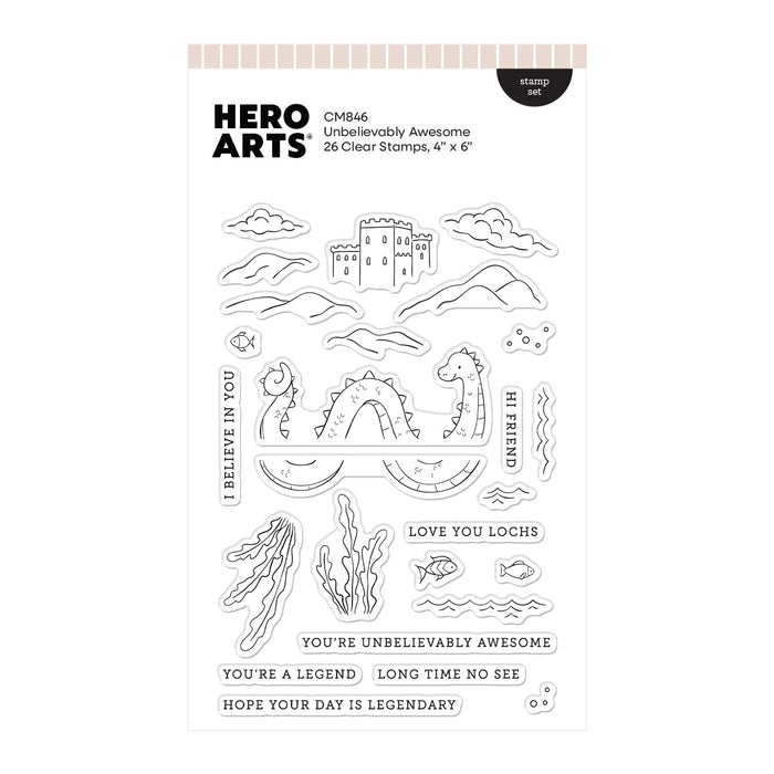 Unbelievably Awesome Clear Stamp Set