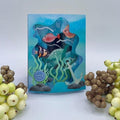 Underwater Marine Life Etched Dies by Vicky Papaioannou