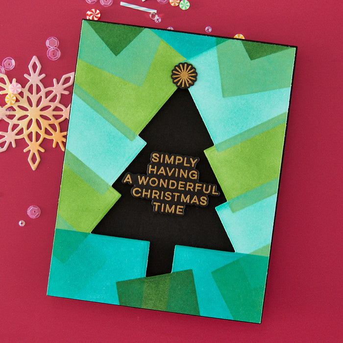 Very Merry Tree Die & Stencil Bundle