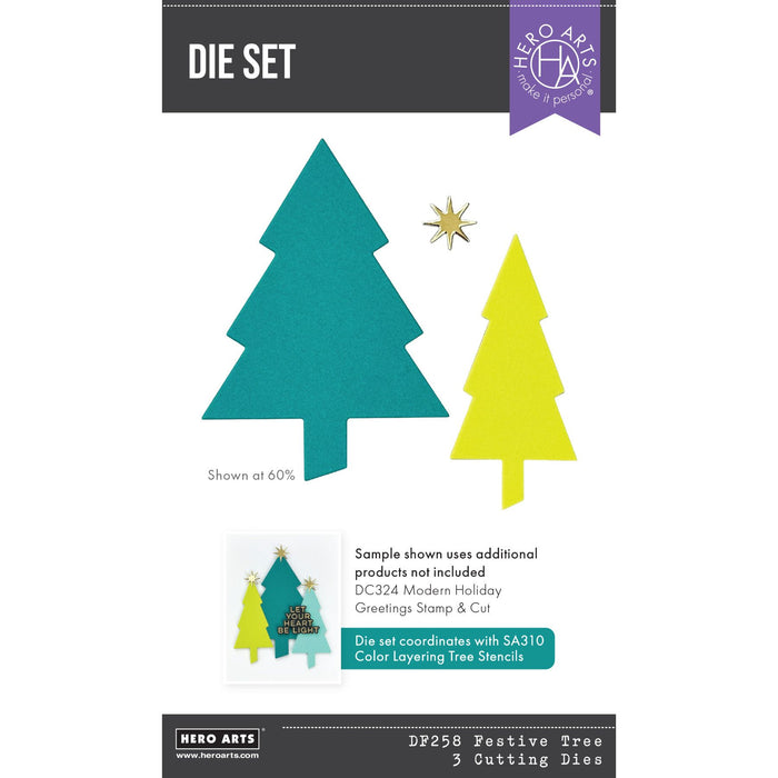 Very Merry Tree Die & Stencil Bundle