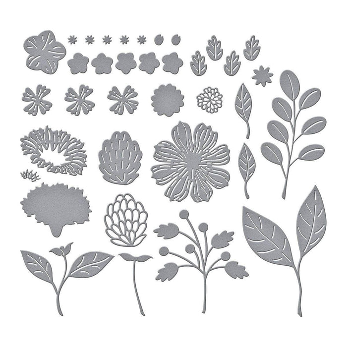 Vivid Blooms Etched Dies