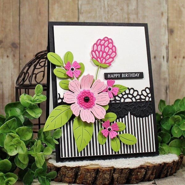 Vivid Blooms Etched Dies
