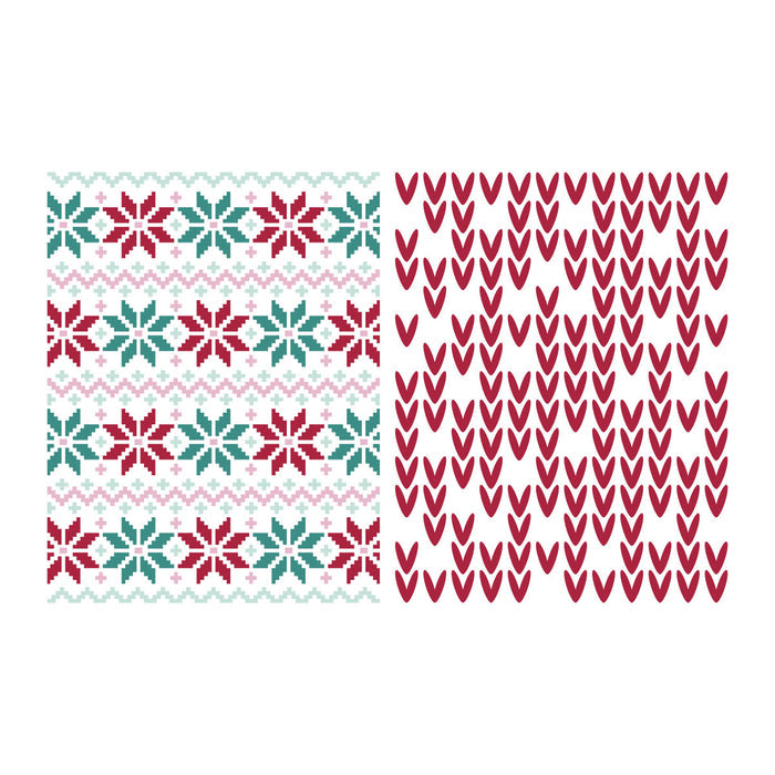 Warm & Woven - Stencil of the Month