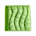 wavies slow feeder bowl | honeydew