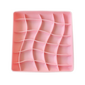 wavies slow feeder bowl | strawberry