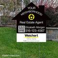 Weichert Realtor your neighborhood real estate agent yard sign PixelsPrinted