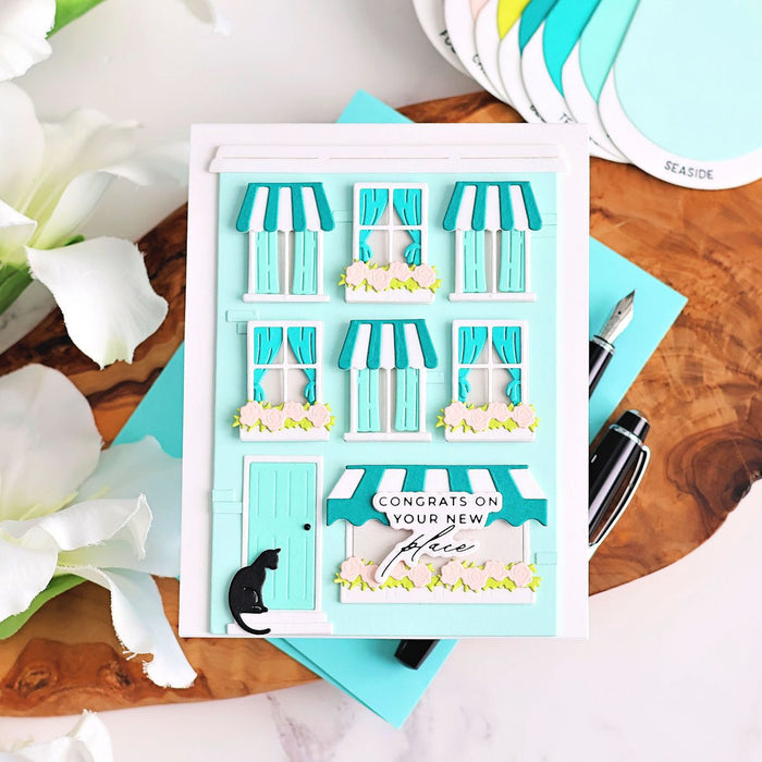 Welcome Home Sentiments Press + Foil Plate & Die Set by Yana Smakula