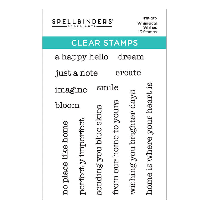 Whimsical Wishes Clear Stamp Set by Vicky Papaioannou